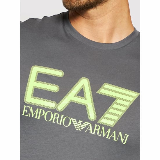 EA7 Emporio Armani Men's Short Sleeve T-Shirt, Grey