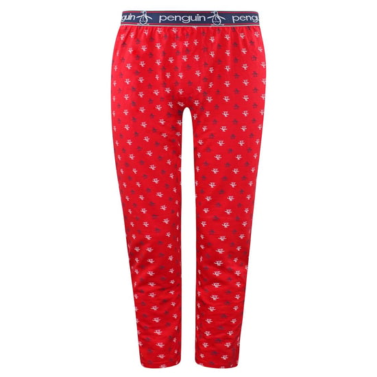 Original Penguin Lounge Jersey Herren Red Pyjamas Bottoms - Image 1