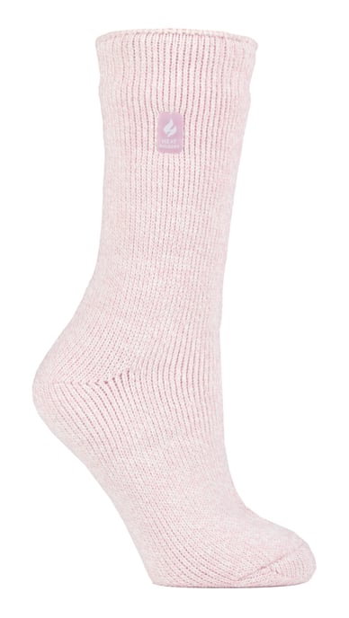 Heat Holders - Femmes Chaussettes Thermiques Hiver | Chaudes Chaussettes Polaire - Rose Saupoudré (Vienne) - Image 1