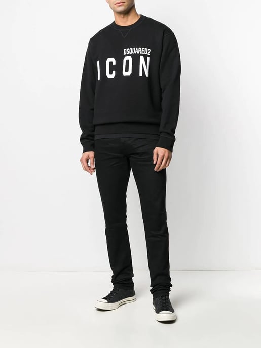 Men's DSquared2 Icon Sweatshirt in Black
