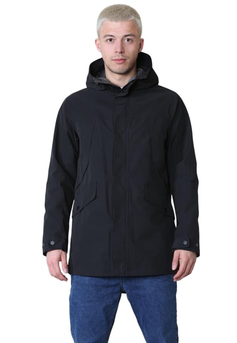 Marks and Spencer Baumwollmischung mit Kapuze Mac Stormwear Jacke - Image 1