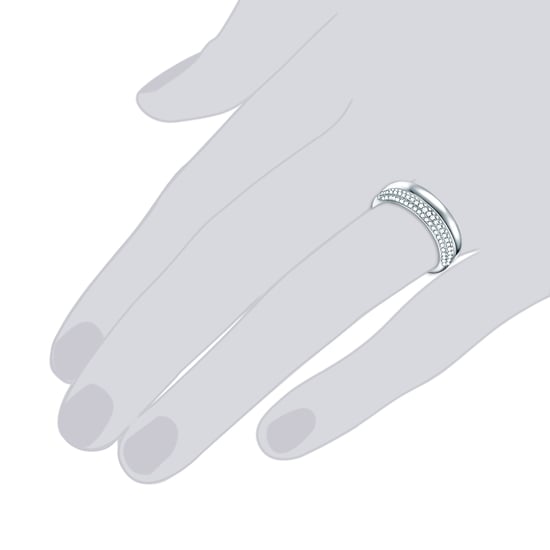 Rafaela Donata Female Sterling Silver Ring - Image 3