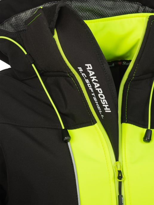 Rock Creek Softshelljacke Neongelb