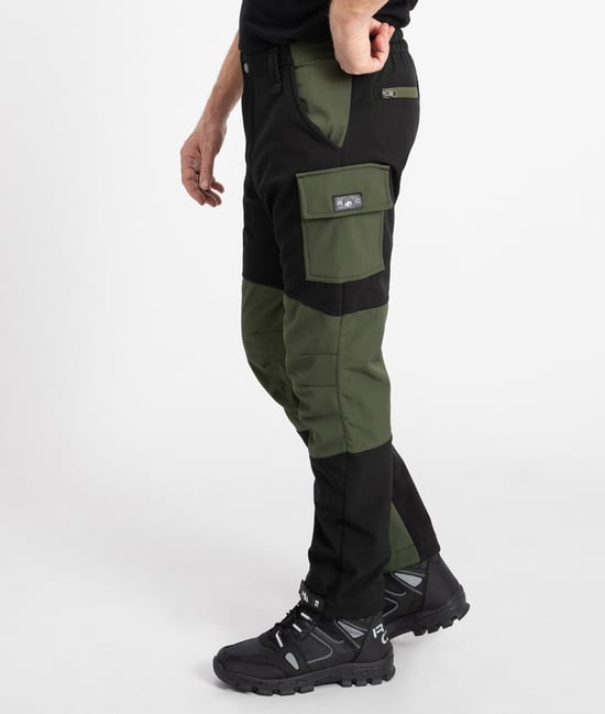 Rock Creek Softshellhose Dunkelgrün