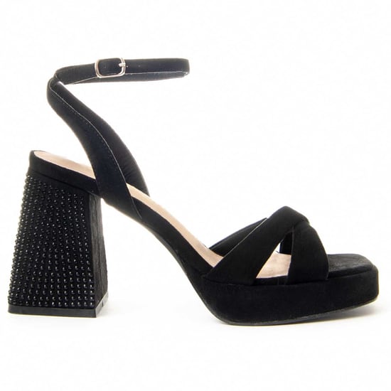 Montevita Hohe Festsandalette Schwarz - Image 1