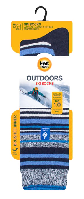 HEAT HOLDERS LITE - Thermische ultradünne Herren-Skisocken Funky - Image 2