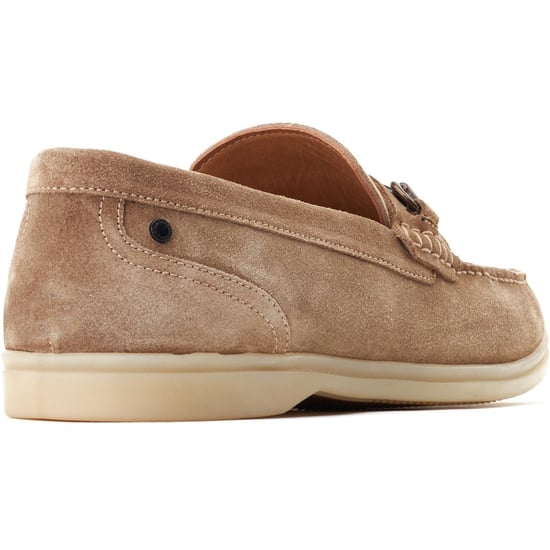 Base London Snapper Leder Herren Sand Loafers - Image 2