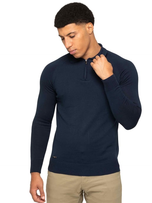 Enzo Milano | Herren Polo-Pullover mit halbem Reißverschluss - Image 1