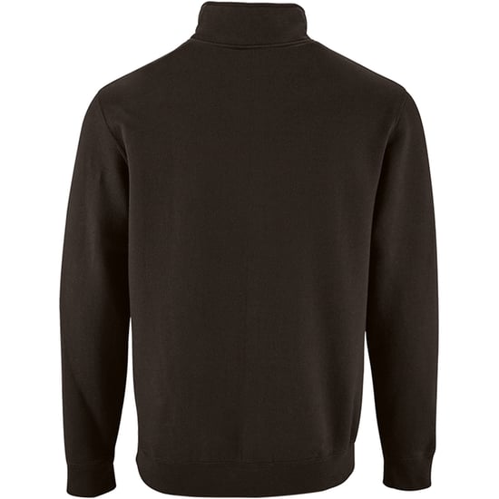 SOLS Herren Stan Kontrast Zip Neck Sweatshirt (Schwarz) - Image 2