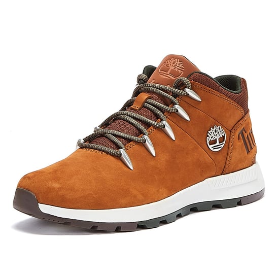 Timberland Sprint Trekker Nubuck Mid Mens Rust Brown Stiefel - Image 3