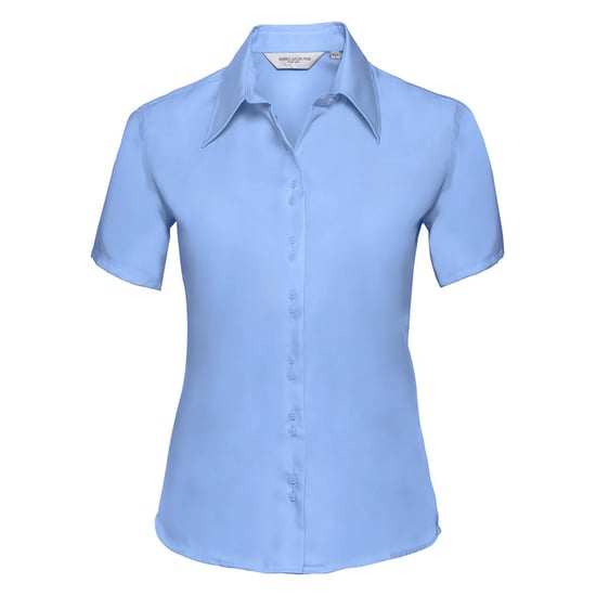 Russell Collection - "Ultimate" Hemd für Damen kurzärmlig (Heiterer Himmel) - Image 1