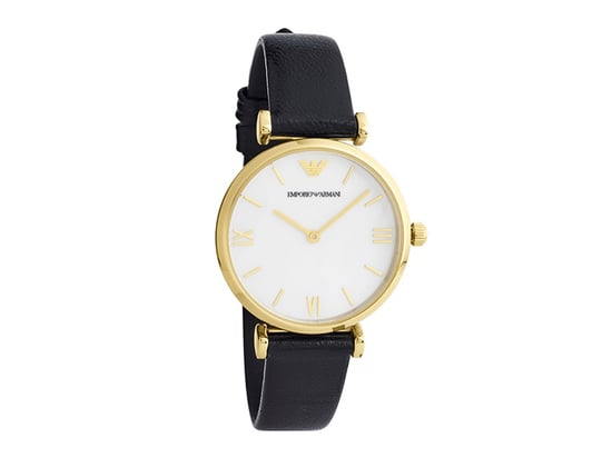 Emporio Armani AR1910 GP Perlmuttzifferblatt Schwarzes Armband - Image 1