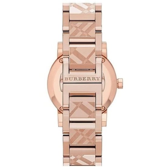 Burberry BU9039 Rose GoldTone Dial Stainless Steel Unisex Watch