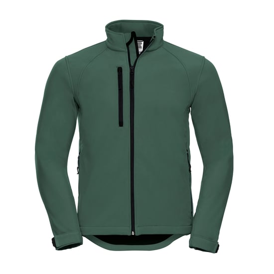 Russell - Softshelljacke für Herren (Flaschengrün) - Image 1
