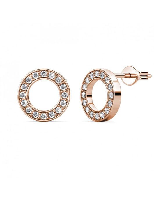 Ophir Ohrringe - Roségold und Kristall - Image 1