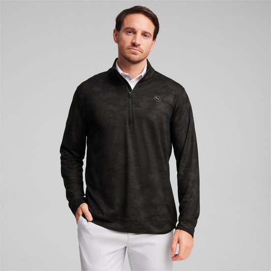 PUMA Herren Cloudspun Camo 1/4 Zip Pullover - Image 5