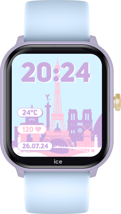 Ice Watch Ice Smart Junior 2.0 - Lila - Soft Blue Kinderuhr 022801 - Image 1