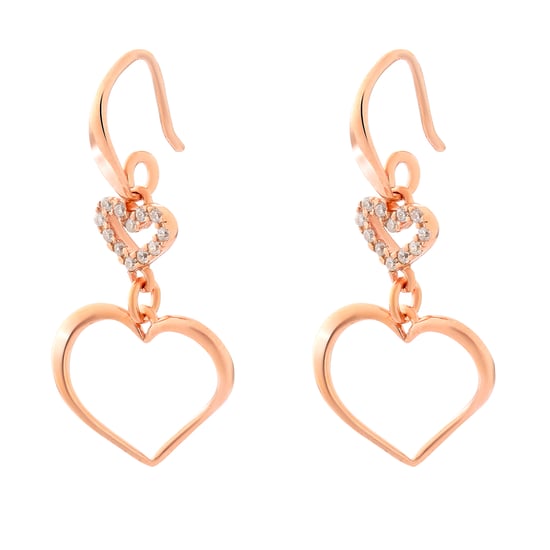 Orphelia 'Alfina' Tropfenohrringe aus 925er Sterlingsilber für Damen - Rosé ZO-7383 - Image 3