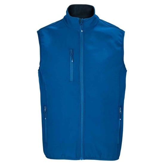 SOLS Herren Falcon Softshell Recycled Body Warmer (Königsblau) - Image 1