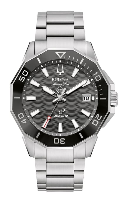 Bulova Marine Star C Series Hpq Precisionist Herren Silberuhr 96B434 - Image 1