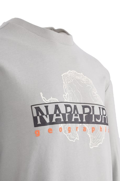 Napapijri B-iceberg Sweatshirt Gray Ghost