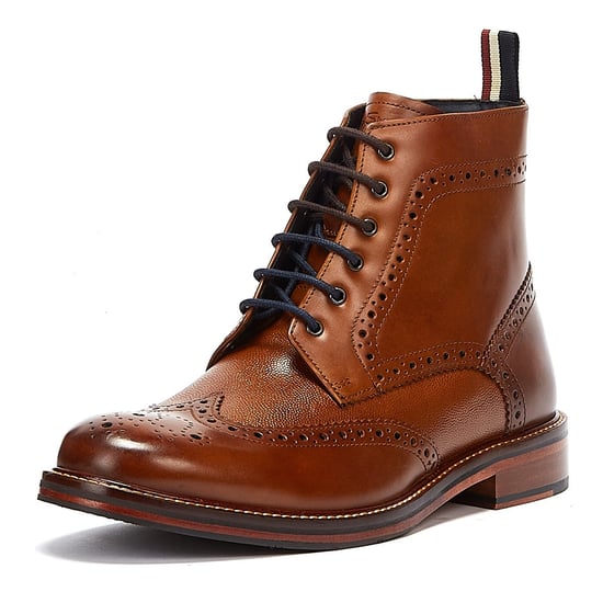 Ben Sherman Alfred Brogue Herren Tan Stiefel - Image 3