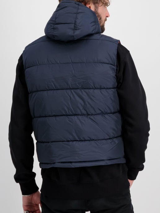 Alpha Industries Kapuzen-Puffer-Weste FD Blau - Image 2