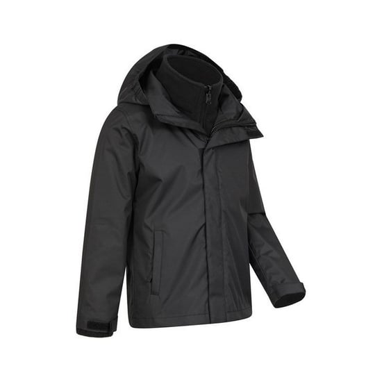 Mountain Warehouse Childrens/Kids Fell 3 in 1 Jacke (Schwarz) - Image 4