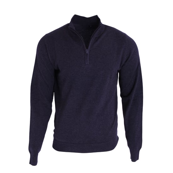 Premier Herren 1/4 Zip Strick Sweater (Marineblau) - Image 1