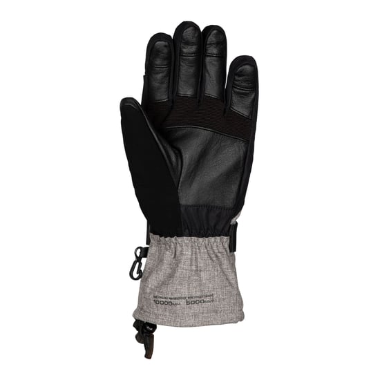 Trespass Damen Sengla Skihandschuhe (Schwarz/Grau Meliert) - Image 2