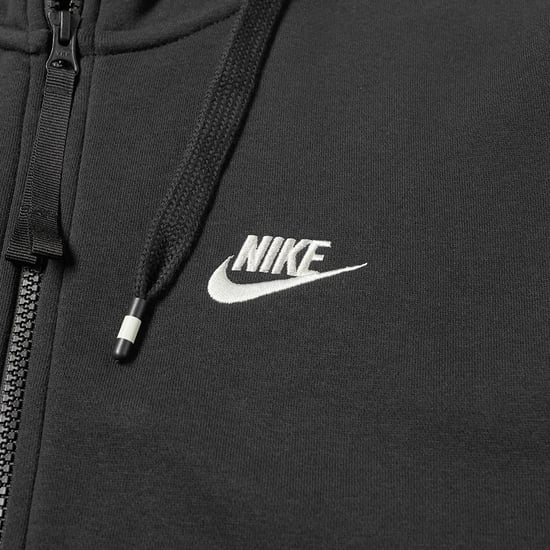 Nike Air Herren Zip durch Trainingsanzug Set voll in schwarz - Image 5