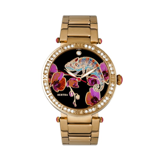 Bertha Camilla Mother-Of-Pearl Bracelet Watch