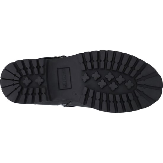 Hunter Ness Leder Damen Schwarz Stiefel - Image 4