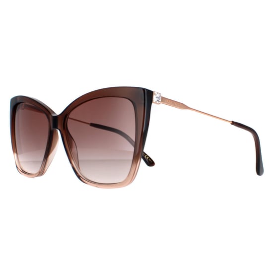 Jimmy Choo Cat Eye Damen Braun Schattiert Beige Braun Farbverlauf Seba/S - Image 2