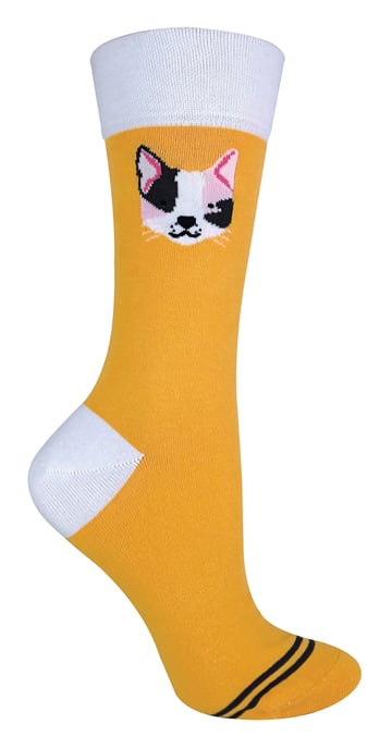 1 Paar Unisex Neuheit Katze Hund Socken mit Beagle / Mops / Scotty Hund - Image 1