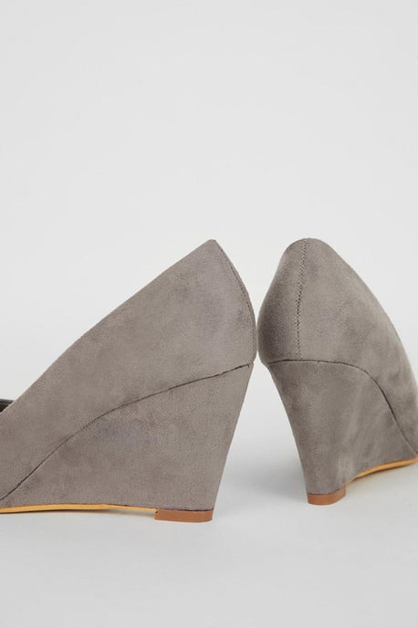 Duke Wedge Court Shoes
