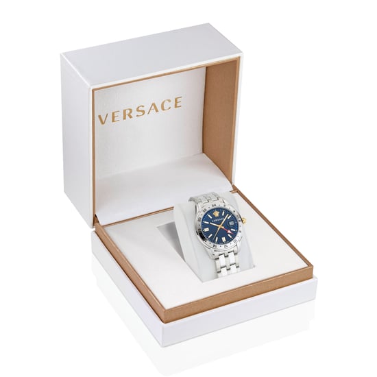 Versace Greca Time Gmt Silber Herren Armbanduhr VE7C00523 - Image 2