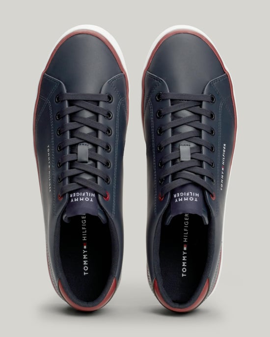Tommy Hilfiger TH Essential Core Herren Vulkanisierte Leder Sneaker - Image 3