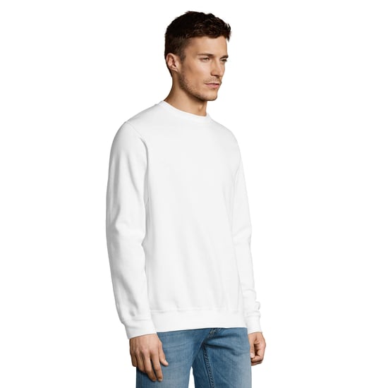 SOLS - "New Supreme" Sweatshirt für Herren/Damen Unisex (Weiß) - Image 3