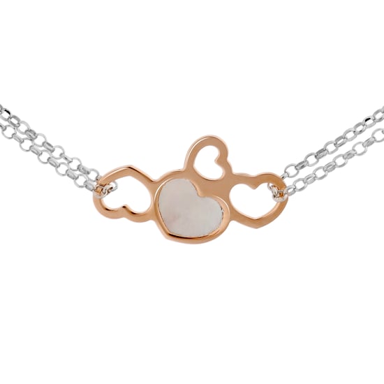 Orphelia 'Maliya' Damenarmband aus 925er Sterling Silber - Silber/Rosé ZA-7388 - Image 3