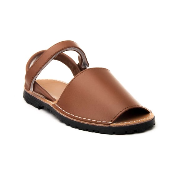 Purapiel Flat Sandal Ibisv21 In Brown