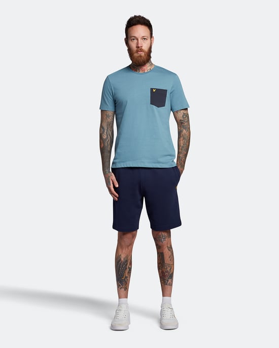 Lyle & Scott Sweat Short Plus in Marineblau - Image 1