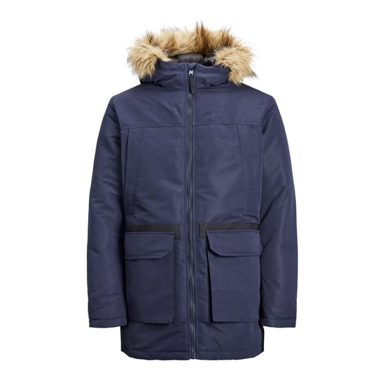 Mit dem Parka von Jack & Jones sind Sie für die Wintertage bestens gerüstet. Dieser Parka schützt Sie vor Wind und Wetter, denn er ist wasserabweisend und hat eine abnehmbare Kapuze mit Fellimitat. Er hält Sie angenehm warm, denn er ist aus einem schweren - Image 1