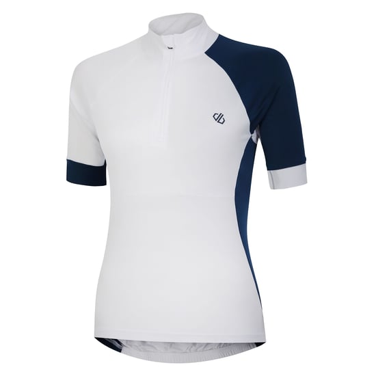 Dare 2B Womens/Ladies Compassion III Jersey Cycling Top (White/Moonlight Denim)