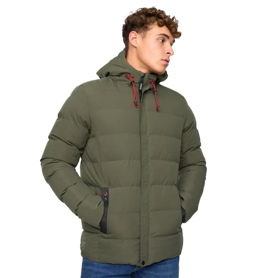 Crosshatch - "Kampleys" Steppjacke für Herren (Oliv) - Image 1