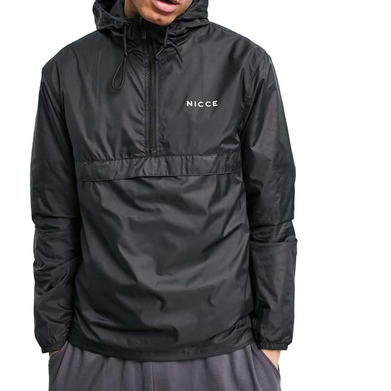 Nicce Cora Herren Schwarze Kagoule-Jacke - Image 1