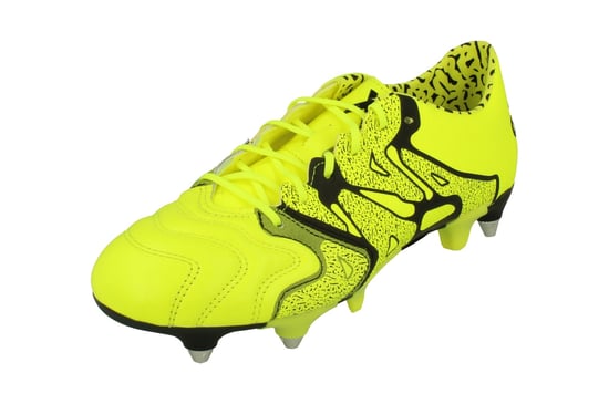 Adidas X 15.1 SG Leather Mens FootballYellow Trainers