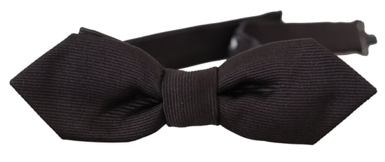 Dolce & Gabbana Black 100% Silk Adjustable Neck Papillon Men's Tie