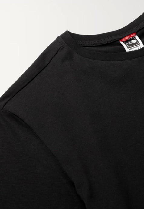 The North Face Mens SS einfache Kuppel T Shirt schwarz - Image 4