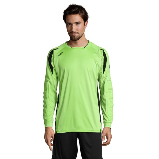 SOLS Herren Maracana Fußball-Trikot / Fußball-T-Shirt/ Torwart-Shirt, Langarm (Apfelgrün/Schwarz) - Image 4